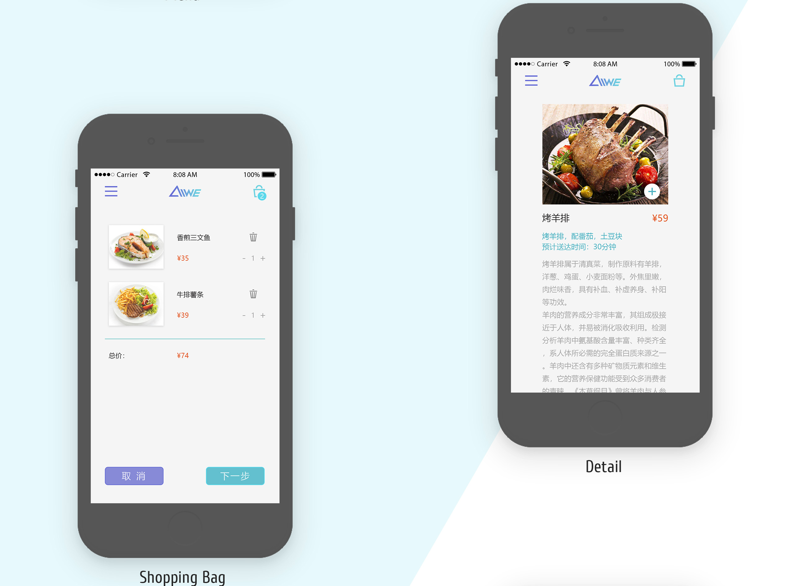 AIWE Food Delivery APP